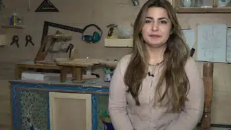 Silêmanî’de Kadın Marangoz Zeryan Ahmed Kalıpları Zorluyor