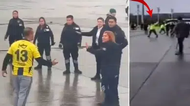 Amedspor ve Fenerbahçe taraftarlar birbirine saldırdı, 2 yaralı!