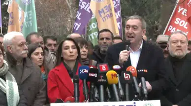 DEM Parti, Kayyımlara karşı Ankara'da basın açıklaması yaptı