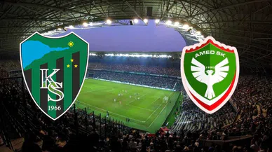 Amedspor, Kocaelispor karşısında İlk yarıyı 1-0 geride kapattı