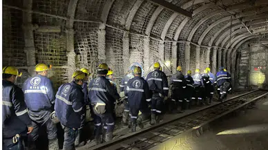 Çayırhan maden işçileri özelleştirmeye tepki için madene kapandı