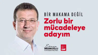 İmamoğlu resmen duyurdu: Cumhurbaşkanlığına adayım!