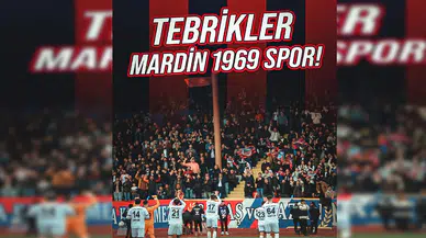 Amedspor, 3. lig şampiyonu Mardin 1969 spor’un başarısını kutladı