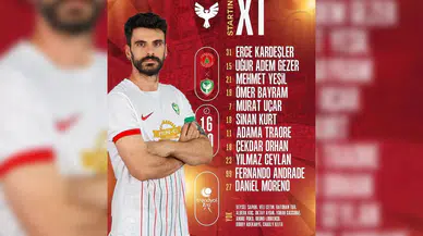 Amedspor, Ümraniyespor maçına iddialı kadro ile çıkıyor: İlk 11 açıklandı