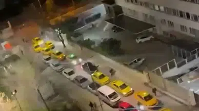 Avcılar’da  sopalı taksiciler öğrenci yurdunu bastı!