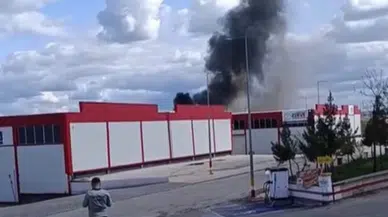 Diyarbakır Mega sanayi sitesi'nde yangın! alevler kısa sürede yayıldı