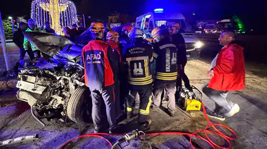 Erzurum’da kamyon kazasında 8 kişi yaralandı