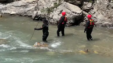Avaşin Deresi'ne giren genç akıntıya kapılıp kayboldu