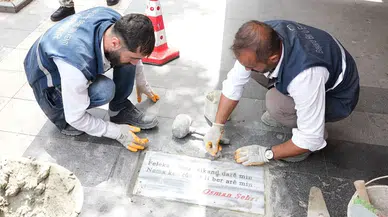 Kürt şairlerin beyitleri kaldırıma yazıldı, tartışma başladı