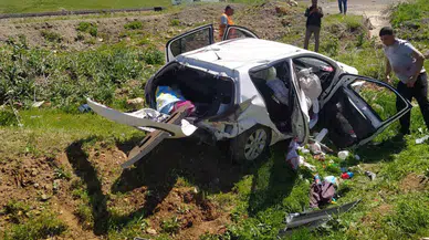 Takla atan araç can aldı: Baba öldü, anne ve bebek yaralı