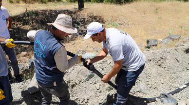 DİSKİ, Kulp’ta kuruyan kaynağa alternatif oluşturdu