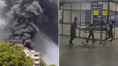 Hindistan’da yolcu uçağı kalkıştan 5 dakika sonra düştü