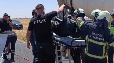 Mardin’de beton mikseri ile otomobil çarpıştı: 2 can kaybı