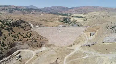 Diyarbakır’da Çermik Kale Barajı inşaatı hızla devam ediyor