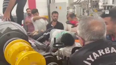 Diyarbakır’da fabrikada iş kazası