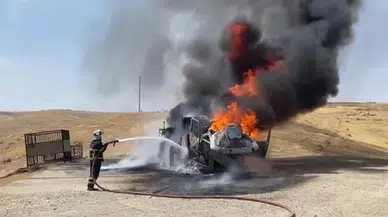 Batman'da petrol sahasında korkutan yangın