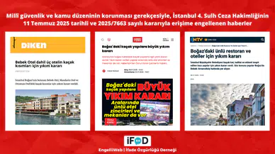 Boğaz’daki kaçak yapıların yıkılmasıyla ilgili haberlere erişim engeli
