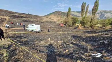 Çorum'da anız yangını can aldı: 1 ölü