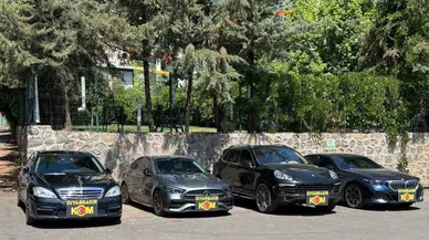 Diyarbakır'da kaçak lüks araç operasyonu: 15 tutuklama