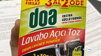 "Doa" lavabo açıcı toz yasaklandı