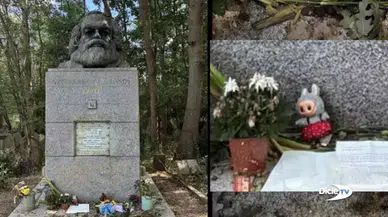 Karl Marx’ın mezarına Labubu bebeği bırakıldı