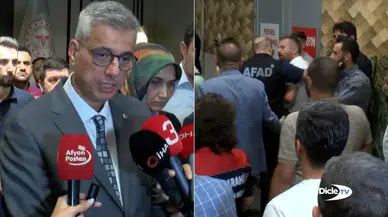 Orman yangınında ölenlerin yakınları Adli Tıp'ta Bakan'a tepki gösterdi