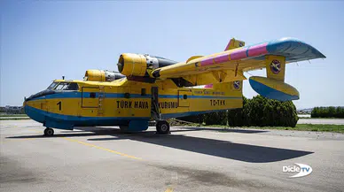 Yangın söndürme uçakları hacizli: Hangarda yatıyor