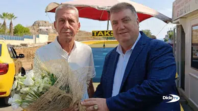 45 yıldır ceza yemeyen taksi şoförüne plaketle teşekkür