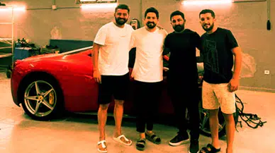 Kazada hurdaya dönen Ferrari'yi futbolcu satın aldı