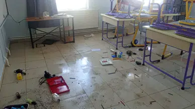 Samsun’da okula saldırı: Kapı, cam kırıldı; bayrak indirildi