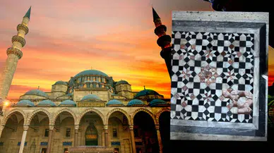 Süleymaniye Camii’nin taş süslemeleri söküldü