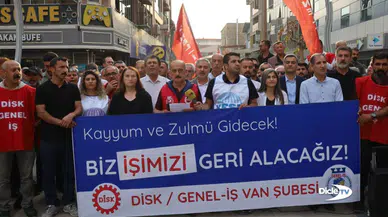 Kayyum işten çıkardı: Van'da işçiler greve gidiyor