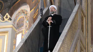 Ali Erbaş son gününde törene gitmedi, yardımcısını gönderdi