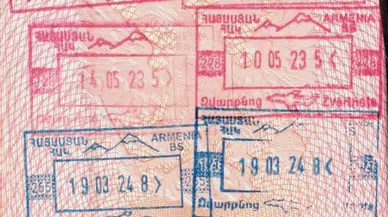 Ermenistan pasaport damgalarından Ağrı Dağı’nı çıkarıyor