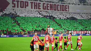 İngiliz basını yazdı: Galatasaray'a pankart cezası gelebilir