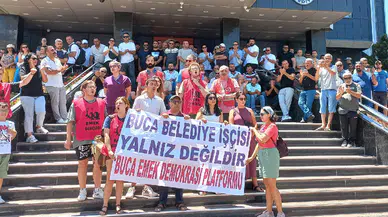İşçiler grevde: Maaşımızın yarım yatırılmasını kabul etmiyoruz