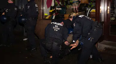 Berlin’de Gazze protestosuna polis müdahalesi