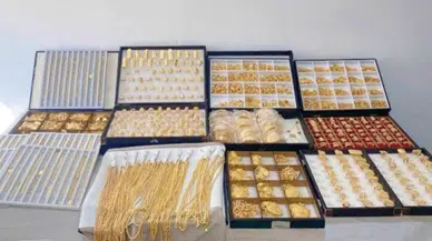 Diyarbakır'da 7,5 kilo kaçak altın bulundu