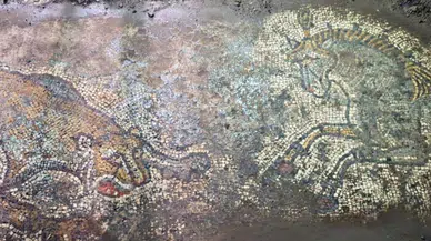 Mardin’de 1500 yıllık Roma dönemi mozaiği ele geçirildi