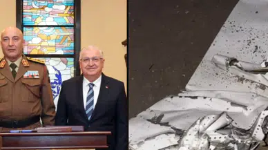 Libya Genelkurmay Başkanını taşıyan uçak Ankara'da düştü