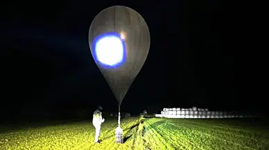Balonla sigara kaçakçılığı: 21 gözaltı