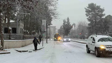 Diyarbakır güne karla uyandı, okullar tatil edildi
