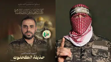 Hamas, öldürülen Ebu Ubeyde'yi ilk kez yüzü açık paylaştı