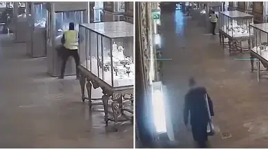 Louvre soygununun kamera görüntüleri yayımlandı