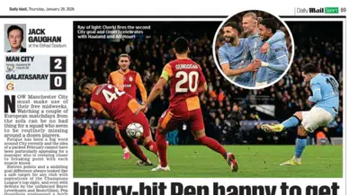 City-Galatasaray maçı İngiliz basınında: Haaland etkisi
