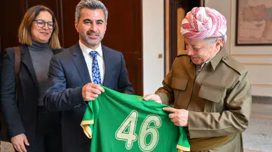 Amedspor, Mesud Barzani'yi ziyaret etti