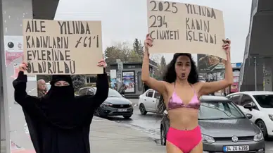 Melisa Aydınalp’ten erkek şiddetine karşı eylem