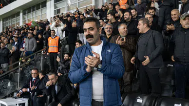 Hatun, Amedspor–Vanspor maçını tribünden izledi