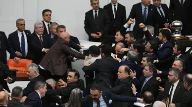 Akın Gürlek kürsüye çağrıldı, Meclis'te kavga çıktı: Kan aktı