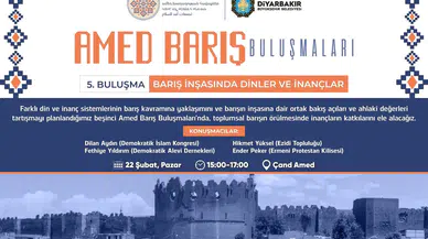 Amed Barış Buluşmaları başlıyor